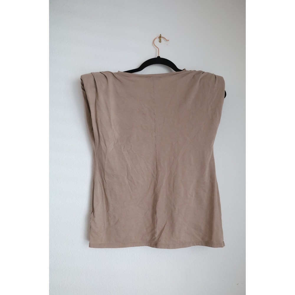 Express Sleeveless Top Muscle Tank Tee Casual Everyday Neutral Size S - Picture 4 of 4
